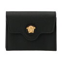 ヴェルサーチェ 財布（レディース） 【15,000円以上1,000円OFF!!】 VERSACE ヴェルサーチ ブラック Black 'Medusa’ wallet 財布 レディース 秋冬2023 DP3I059DVIT2TKVO41 【関税・送料無料】【ラッピング無料】 ju