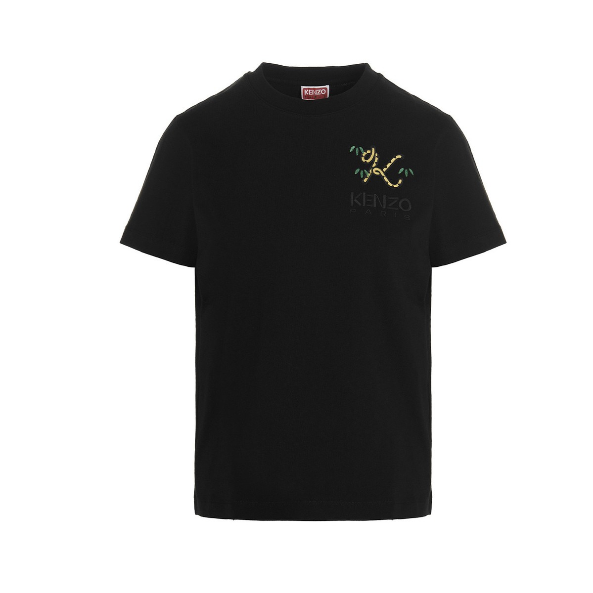 KENZO ケンゾー Black Logo embroidery T-shirt Tシャツ レディース 秋冬2022 FC62TS0114SY99J 【関税・送料無料】【ラッピング無料】 ju