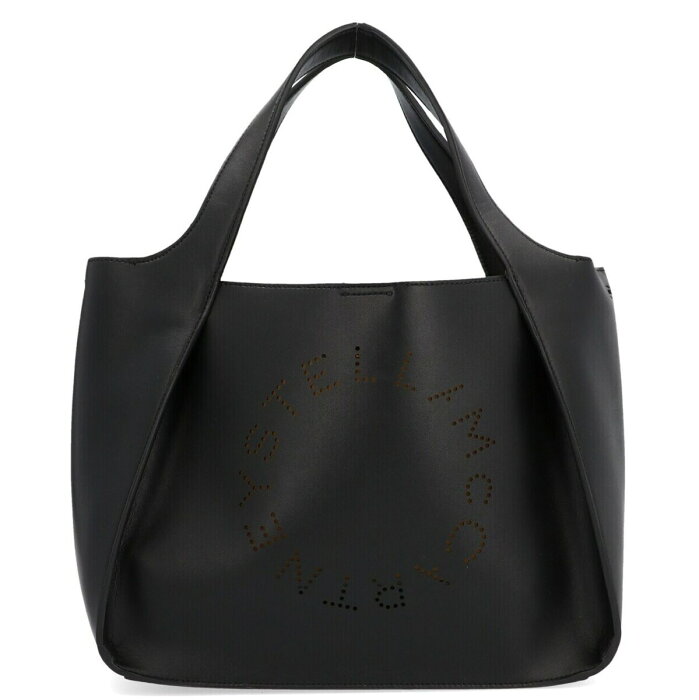 STELLA MCCARTNEY ステラ マッカートニー Black 'Logo Stella' shopping bag トートバッグ レディース 秋冬2022 513860W85421000 【関税・送料無料】【ラッピング無料】 ju