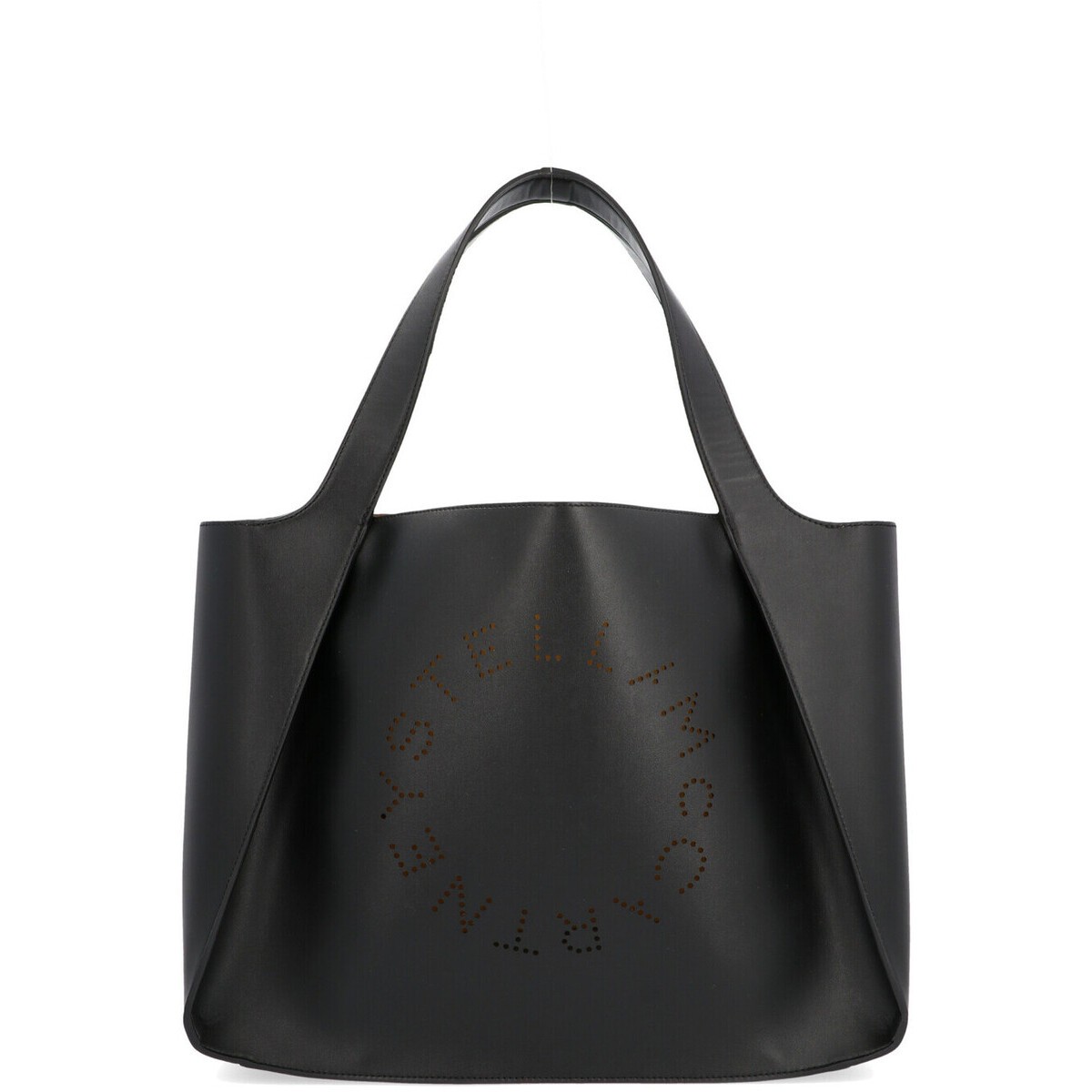 ステラマッカートニー　マザーズバッグ STELLA MCCARTNEY ステラ マッカートニー ブラック Black 'The logo bag' tote トートバッグ レディース 秋冬2023 502793W85421000 【関税・送料無料】【ラッピング無料】 ju