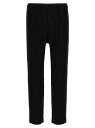 HOMME PLISSE' ISSEY MIYAKE ズボン パンツ メンズ ブラック Trousers Pleated pants HP56JF55015 Black 関税 送料無料 ラッピング無料 2025SS ju
