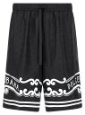 【1000円OFFクーポン配布中!】 ドルチェ&ガッバーナ DOLCE&GABBANA ショーツ メンズ ホワイト Shorts Bandana silk bermuda shorts GV37ATGI979N0000 White/Black 関税 送料無料 ラッピング無料 2025SS ju