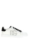 ドルチェ&ガッバーナ DOLCE&GABBANA スニーカー レディース ホワイト Sneakers 'Portofino' sneakers CK2324AV06689697 White/Black 関税 送料無料 ラッピング無料 2025SS ju