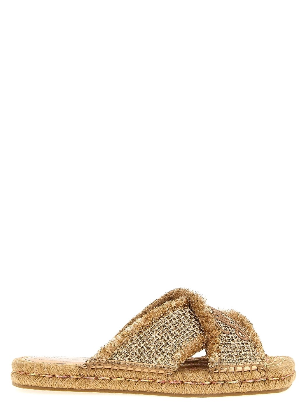 楽天BRANDSHOP・クラージュ楽天市場店【本日ポイント最大4倍!!】 ジミーチュウ JIMMY CHOO サンダル レディース ゴールド Sandals 'Aciel' sandals ACIELSANDALFLATGUBGOLDDARKCAPPUCCINO Gold 関税 送料無料 ラッピング無料 2025SS ju