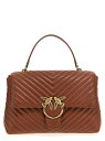 【1000円OFFクーポン配布中!!】 ピンコ PINKO バッグ レディース ブラウン Business bags 'Big Lady Love Bag Puff Chevron' handbag 100042A0GKL84Q Brown 関税 送料無料 ラッピング無料 2025SS ju