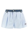 ティー バイ アレキサンダー ワン T BY ALEXANDER WANG デニムショーツ ショーツ レディース マルチカラー Denim shorts Boxer shorts 4WC2254840425 Multicolor 関税 送料無料 ラッピング無料 2025SS ju