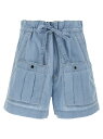 マラン エトワール MARANT ETOILE デニムショーツ ショーツ レディース ブルー Denim shorts 'Valdina' shorts SH0209FAC1I01E30LU Light Blue 関税 送料無料 ラッピング無料 2025SS ju