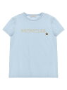 モンクレール アンファン MONCLER ENFANT Tシャツ トップス ベビーボーイズ ブルー T-shirt 3D embroidery t-shirt K19548C0001389AT970E Light Blue 関税 送料無料 ラッピング無料 2025SS ju