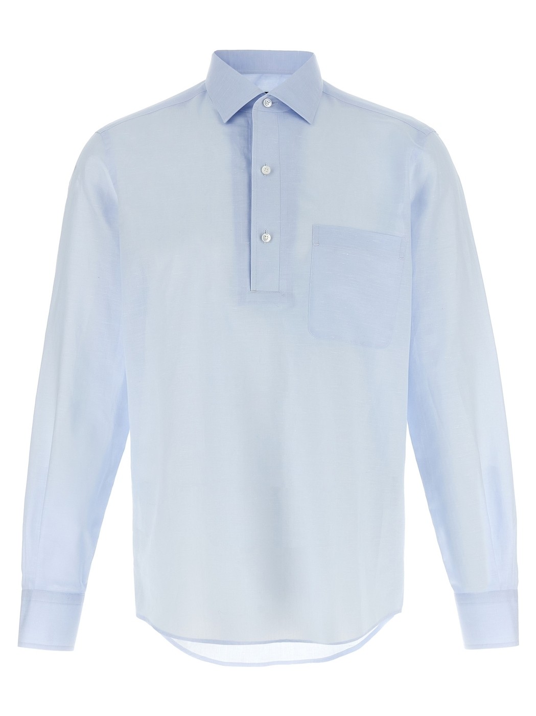 ˥ ZEGNA   ֥롼 Shirts 3 buttons shirt UFX37A9SRF13011 Light Blu...