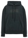 エムエム6 メゾン マルジェラ MM6 MAISON MARGIELA トレーナー レディース ブラック Sweatshirts 'Numeric signature MM6' hoodie S62GU0138M25004900 Black 関税 送料無料 ラッピング無料 2025SS ju