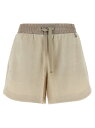 ヘルノ HERNO デニムショーツ ショーツ レディース ベージュ Denim shorts 'Sponge Effect' shorts PT000111D500811985 Beige 関税 送料無料 ラッピング無料 2025SS ju