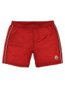 モンクレール アンファン MONCLER ENFANT セットアップ ベビーウェア ベビーボーイズ レッド Jumpsuits Logo patch swim shorts K19542C000095332645R Red 関税 送料無料 ラッピング無料 2025SS ju