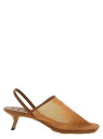 【本日ポイント4倍!!】 ロエベ LOEWE ハイヒール パンプス レディース ブラウン High heels 'Petal' slingback LLSP379X012530 Brown 関税 送料無料 ラッピング無料 2025SS ju