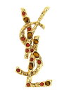【土日限定1000円OFF】 イヴ サンローラン SAINT LAURENT PARIS ジュエリー レディース ゴールド Jewelry Cassandra brooch 833952YOTPS7778 Gold 関税 送料無料 ラッピング無料 2025SS ju