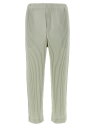 HOMME PLISSE' ISSEY MIYAKE ズボン パンツ メンズ グリーン Trousers 'MC March' pants HP56JF11417 Green 関税 送料無料 ラッピング無料 2025SS ju