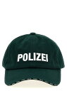 ヴェトモン VETEMENTS ハット 帽子 メンズ グリーン Hats 'Polizei' cap UA66CA130EGREEN Green 関税 送料無料 ラッピング無料 2025SS ju
