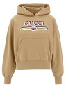 グッチ GUCCI トレーナー レディース ベージュ Sweatshirts Logo hoodie 787274XJG612397 Beige 関税 送料無料 ラッピング無料 2025SS ju