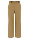 グッチ GUCCI ズボン パンツ レディース ベージュ Trousers Horsebit pants 820466Z8BZI2502 Beige 関税 送料無料 ラッピング無料 2025SS ju