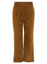 グッチ GUCCI ズボン パンツ レディース ブラウン Trousers Suede pants 815074XNA6B2234 Brown 関税 送料無料 ラッピング無料 2025SS ju