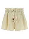 モンクレール MONCLER デニムショーツ ショーツ レディース ベージュ Denim shorts Short twill K10932B000105986I051 Beige 関税 送料無料 ラッピング無料 2025SS ju