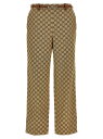 グッチ GUCCI ズボン パンツ レディース ベージュ Trousers 'GG' pants 820466Z8BZK2580 Beige 関税 送料無料 ラッピング無料 2025SS ju