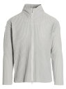 HOMME PLISSE' ISSEY MIYAKE セーター ニットウェア メンズ グレー Knitwear 'Basics' cardigan HP56JL54011 Gray 関税 送料無料 ラッピング無料 2025SS ju