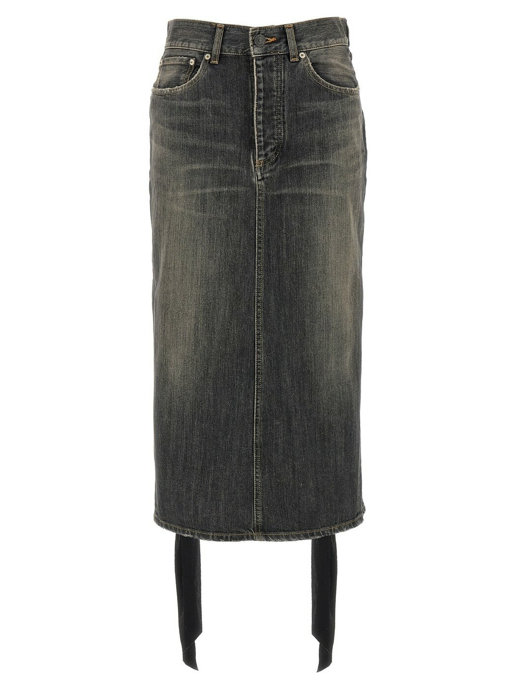 1000OFFݥ!! Х󥷥 BALENCIAGA  ǥ 졼 Skirts 'Lace Up' denim skirt 831713TSW671441 Gray  ̵ åԥ̵ 2025SS ju