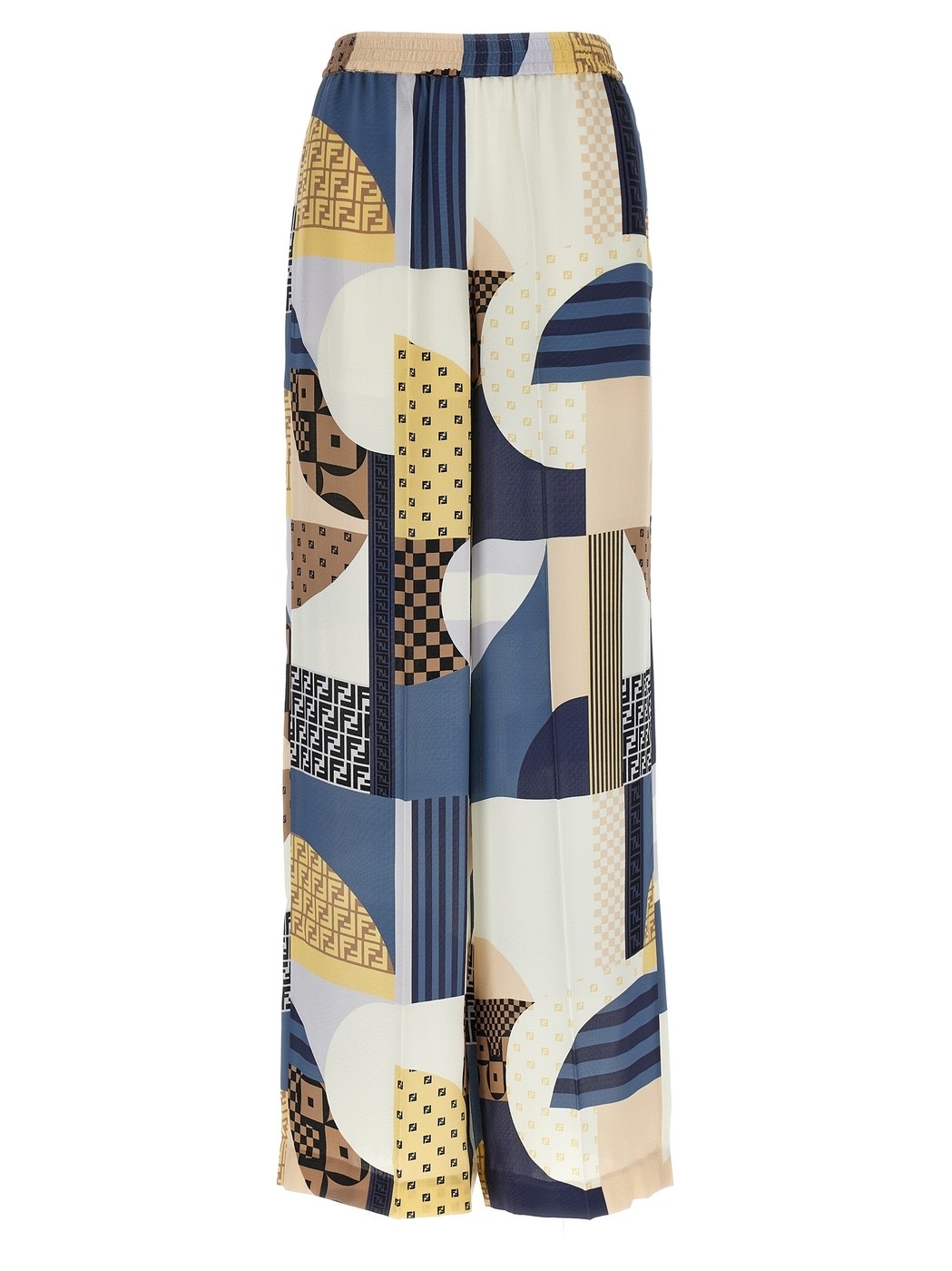 եǥ FENDI ܥ ѥ ǥ ޥ顼 Trousers Patchwork silk pants FR6494A...