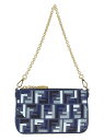 フェンディ FENDI クラッチバッグ レディース ブルー Clutch and wristlets bags 'Baguette' pouch 8BS073AV1YF1LAZ Blue 関税 送料無料 ラッピング無料 2025SS ju