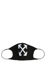 【三連休限定1000円OFF】 オフホワイト OFF WHITE ハイテクアクセサリー ファッション小物 レディース ブラック Hi-tech accessories 'Arrows simple' mask OWRG002R21FAB00110011001 Black 関税 送料無料 ラッピング無料 2021SS ju