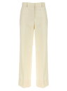 ブリオーニ BRIONI ズボン パンツ レディース ホワイト Trousers 'Palinuro' pants RPC30LPCA149200 White 関税 送料無料 ラッピング無料 2025SS ju