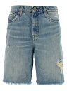 セブンフォーオールマンカインド 7 FOR ALL MANKIND デニムショーツ ショーツ レディース ブルー Denim shorts 'Lola' shorts 7U027066U7CPR Light Blue 関税 送料無料 ラッピング無料 2025SS ju