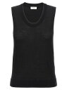 イヴ サンローラン SAINT LAURENT PARIS ジレ ベスト レディース ブラック Vests Wool vest 774404Y75YW1000 Black 関税 送料無料 ラッピング無料 2024SS ju