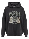 ガニー GANNI トレーナー レディース グレー Sweatshirts 'Grey Animal Print' hoodie T4270252 Gray 関税 送料無料 ラッピング無料 2025AW ju