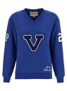 ヴァレンティノ ガラヴァーニ VALENTINO GARAVANI トレーナー レディース ブルー Sweatshirts Valentino Garavani 'Chat de la Maison' sweatshirt B3MF24V9KYAF9 Blue 関税 送料無料 ラッピング無料 2025AW ju