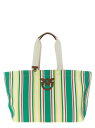【1000円OFFクーポン配布中!!】 ピンコ PINKO トートバッグ レディース マルチカラー Tote bags Maxi stripes shopping bag 104754A2G5H87Q Multicolor 関税 送料無料 ラッピング無料 2025SS ju