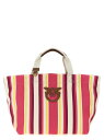 【1000円OFFクーポン配布中!!】 ピンコ PINKO トートバッグ レディース マルチカラー Tote bags Shopping medium stripes 104753A2G5Q58Q Multicolor 関税 送料無料 ラッピング無料 2025SS ju