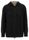 ブルネロクチネリ BRUNELLO CUCINELLI トレーナー レディース ブラック Sweatshirts 'Shiny Trims' hoodie MP828SM606C9185 Black 関税 送料無料 ラッピング無料 2025AW ju