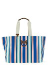 【1000円OFFクーポン配布中!!】 ピンコ PINKO トートバッグ レディース マルチカラー Tote bags Maxi stripes shopping bag 104754A2G5AE7Q Multicolor 関税 送料無料 ラッピング無料 2025SS ju