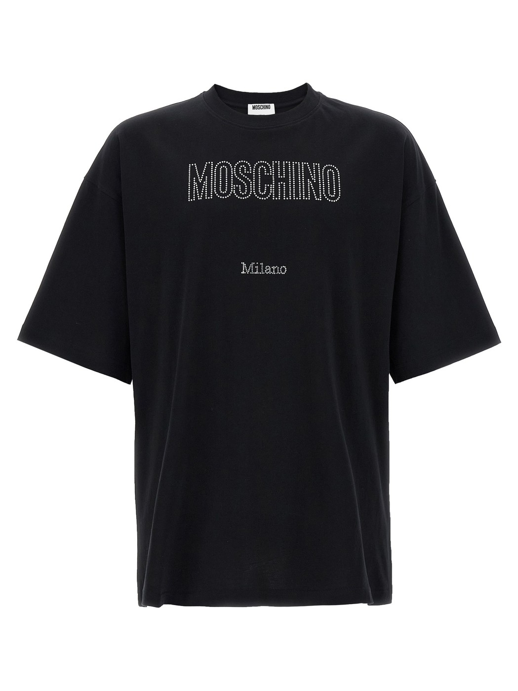 Moschino ロコフリントクルネックTシャツ A07022039 1001 楽天市場】Moschino(生産国ポルトガル)(Tシャツ・カットソー