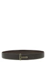 トム フォード TOM FORD ベルト メンズ ブラウン Belts 'T' reversible belt TB248LCL237G1B023 Brown 関税 送料無料 ラッピング無料 2025AW ju