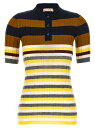 【本日ポイント4倍!!】 マルニ MARNI ポロシャツ レディース マルチカラー Polo Ribbed wool polo shirt POMD0055EQUFW537MXY20 Multicolor 関税 送料無料 ラッピング無料 2025AW ju