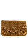 【三連休限定1000円OFF】 イヴ サンローラン SAINT LAURENT PARIS クラッチバッグ レディース ブラウン Clutch and wristlets bags 'Envelope' large clutch bag 769307FAEA62033 Brown 関税 送料無料 ラッピング無料 2025SS ju