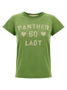 【1000円OFFクーポン配布中!!】 ヴァレンティノ ガラヴァーニ VALENTINO GARAVANI ポロシャツ Tシャツ レディース グリーン T-shirts and polo shirts Valentino Garavani 'Chez Valentino' T-shirt B3MG24Y9GLAKM Green 関税 送料無料 ラッピング無料 2025AW ju