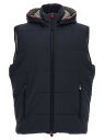 キートン KITON ジレ ベスト メンズ ブルー Vests Padded vest UW2194V0422H02001 Blue 関税 送料無料 ラッピング無料 2025AW ju