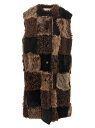 マルニ MARNI ジレ ベスト レディース ブラウン Vests Long shearling vest GLMX0099Q0ULM124ROM88 Brown 関税 送料無料 ラッピング無料 2025AW ju