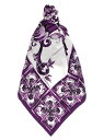 【1000円OFFクーポン配布中!!】 ドルチェ&ガッバーナ DOLCE&GABBANA ハイテクアクセサリー ファッション小物 レディース パープル Hi-tech accessories 'Maiolica' print scarf FN090RGDAOZHP3OA Purple 関税 送料無料 ラッピング無料 2025AW ju