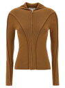 【1000円OFFクーポン配布中!!】 ヴィクトリアベッカム VICTORIA BECKHAM Tシャツ トップス レディース ベージュ T-shirts and tops 'Piping' sweater 1325KTP006406ACAMEL Beige 関税 送料無料 ラッピング無料 2025AW ju