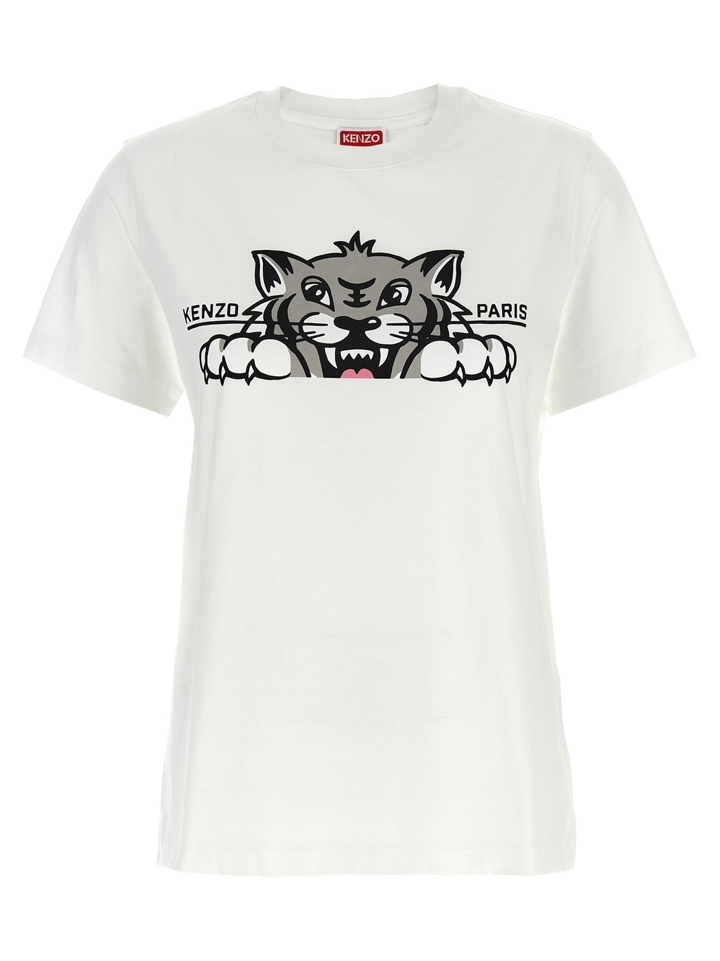 󥾡 KENZO ݥ T ǥ ۥ磻 T-shirts and polo shirts 'Happy Tiger...