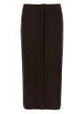 ヴィクトリアベッカム VICTORIA BECKHAM スカート レディース ブラウン Skirts 'bottoni' midi skirt 1325KSK006604ADARKCHOCOLATE Brown 関税 送料無料 ラッピング無料 2025AW ju